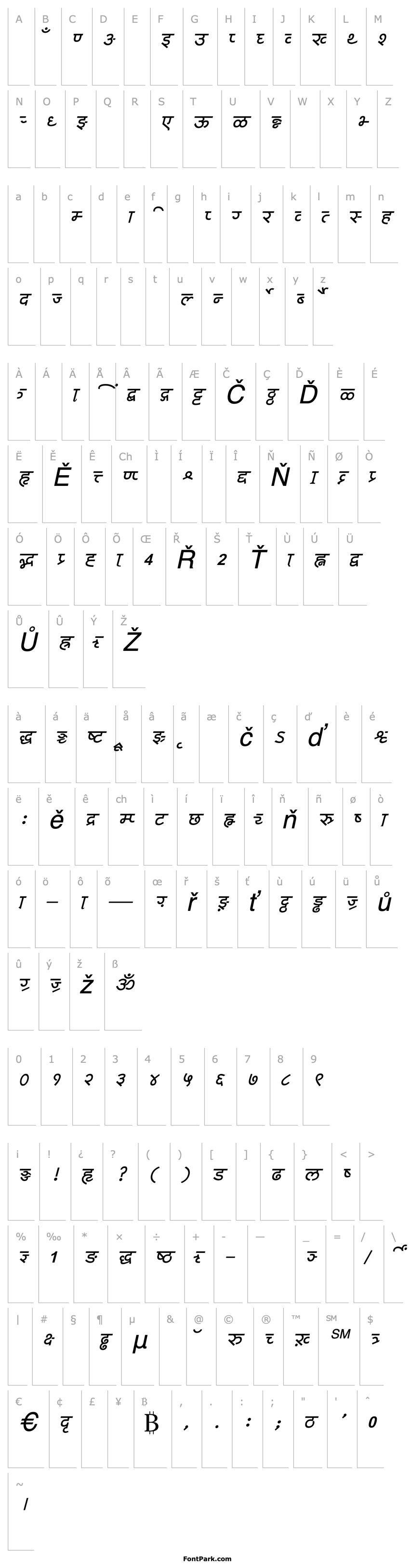 Přehled AkrutiDevChakraMediumItalic