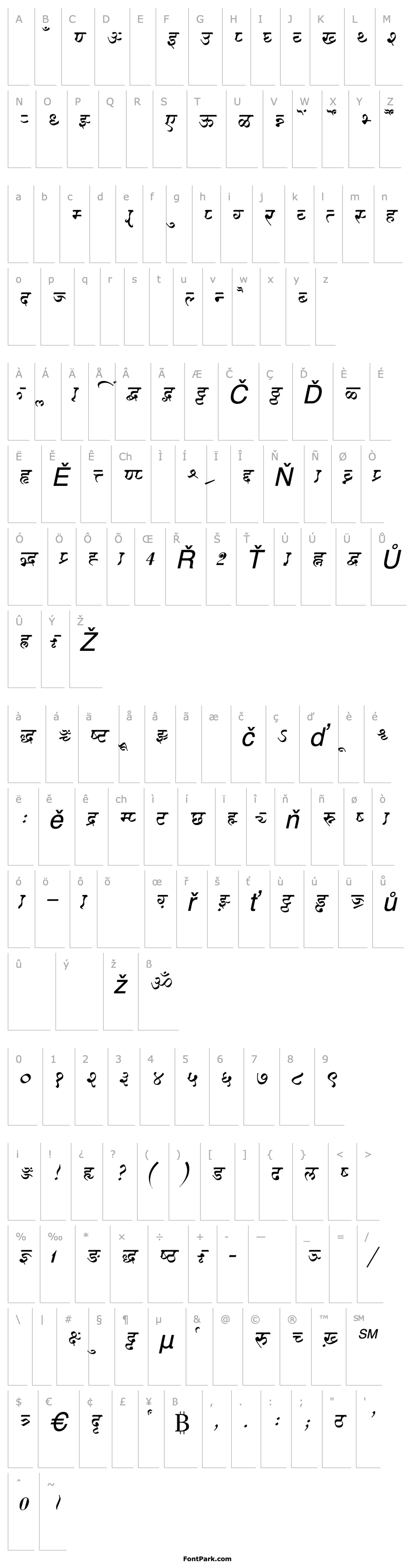 Overview AkrutiDevGaneshNormalItalic