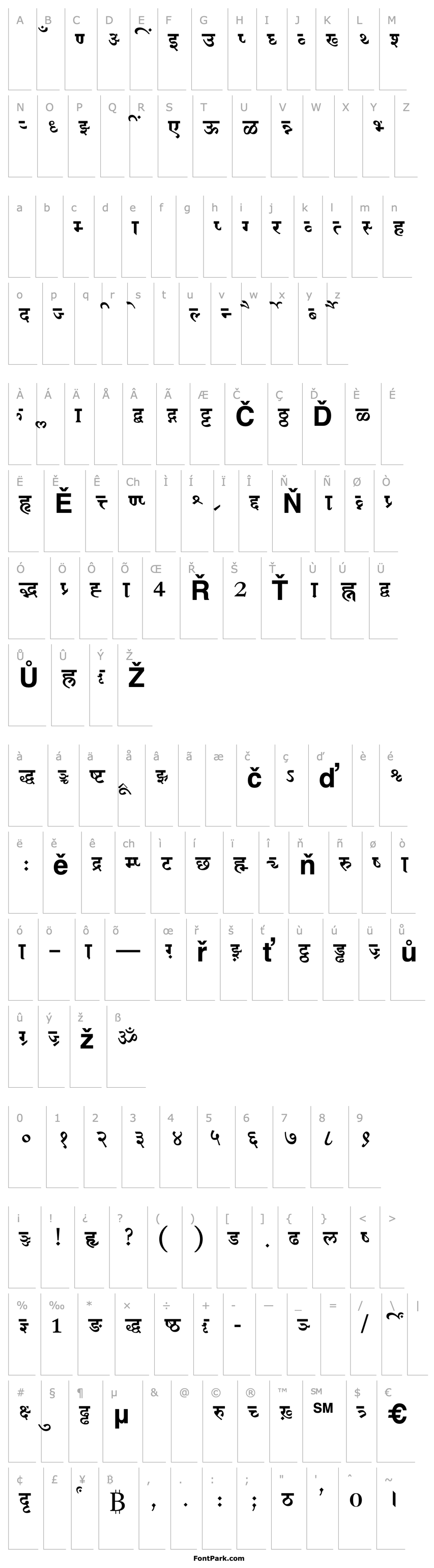 Overview AkrutiDevPreetiBold