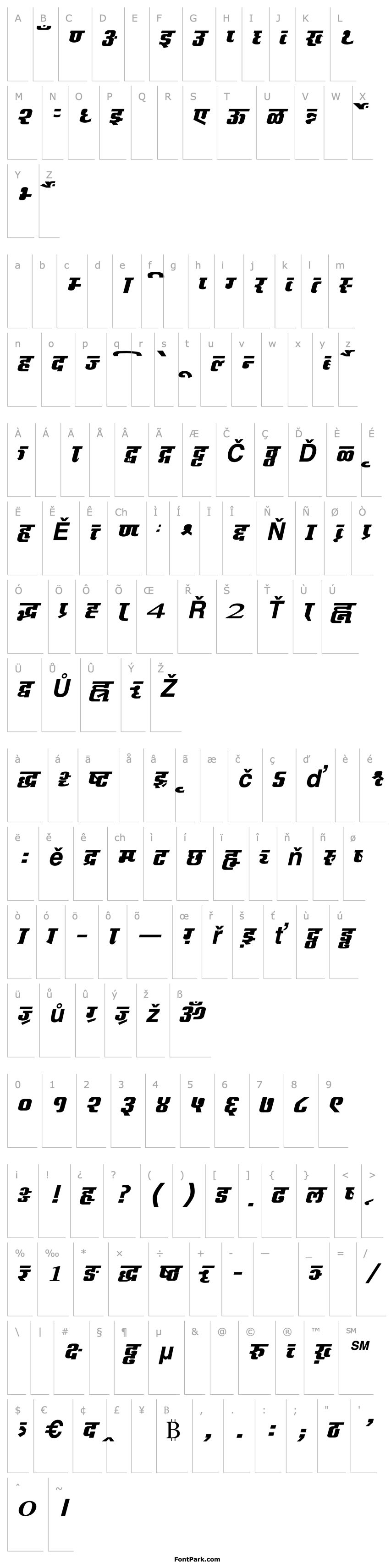 Overview AkrutiDevRakshaBoldItalic