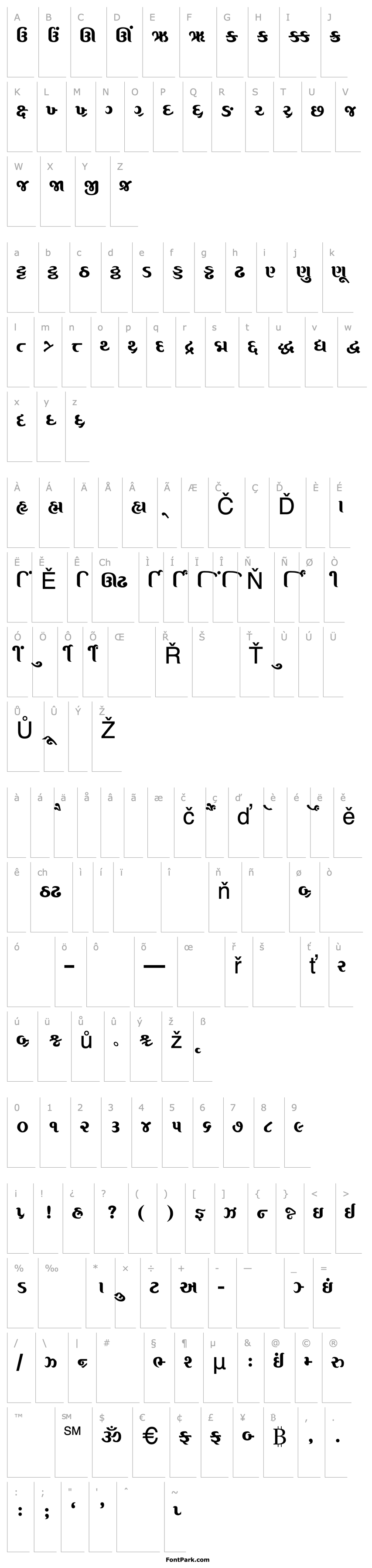 Overview AkrutiGujChameliBold