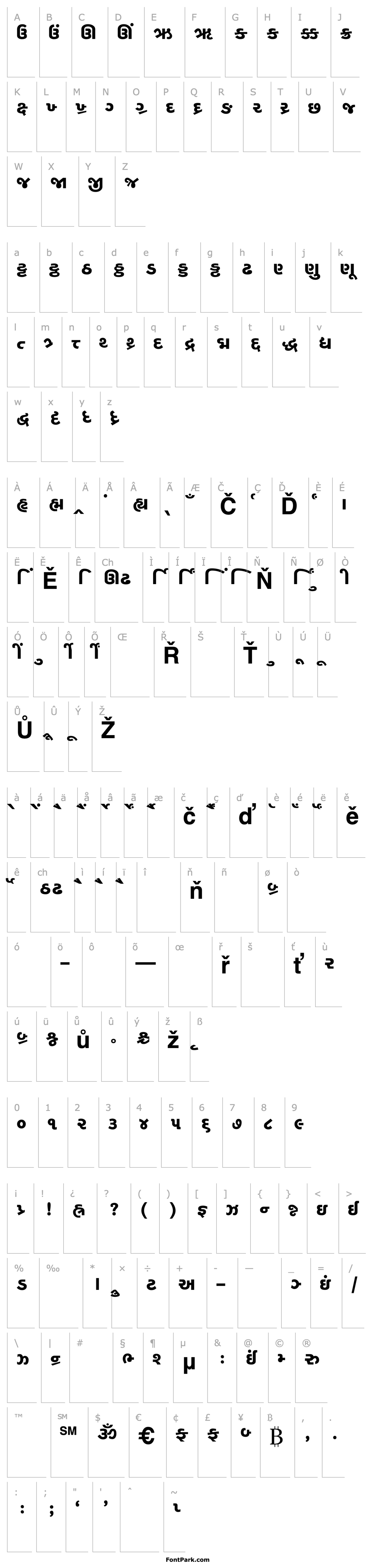 Overview AkrutiGujLekhaBold