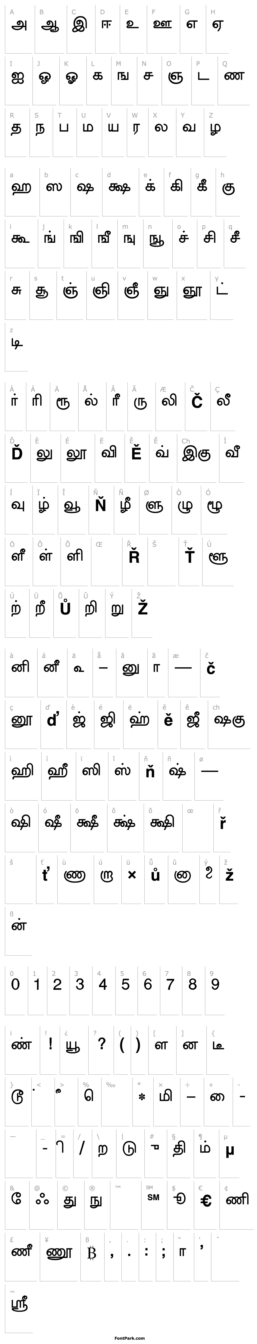 Overview AkrutiTmlBarathiBold