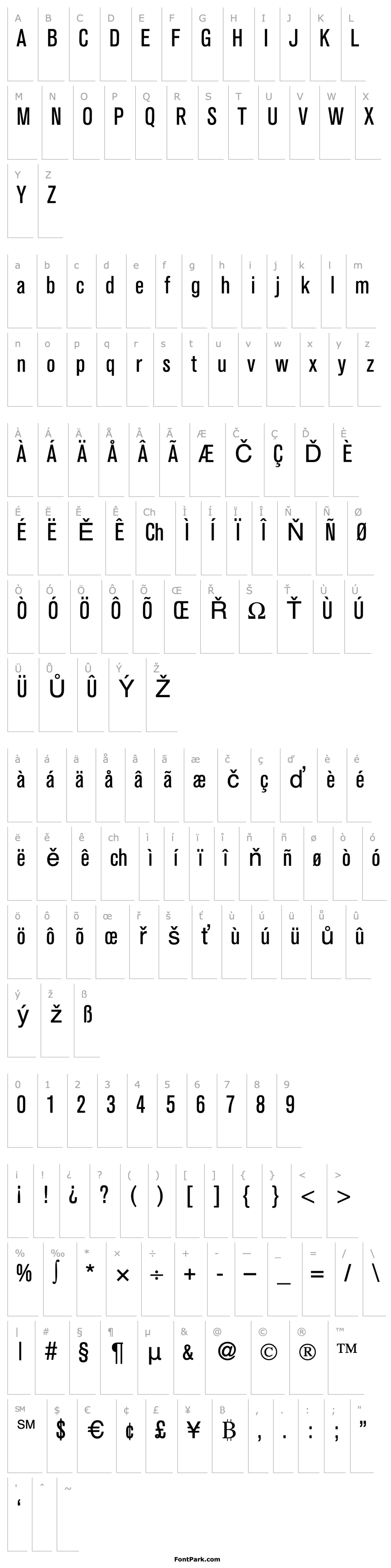 Overview AkzentCond-Regular DB