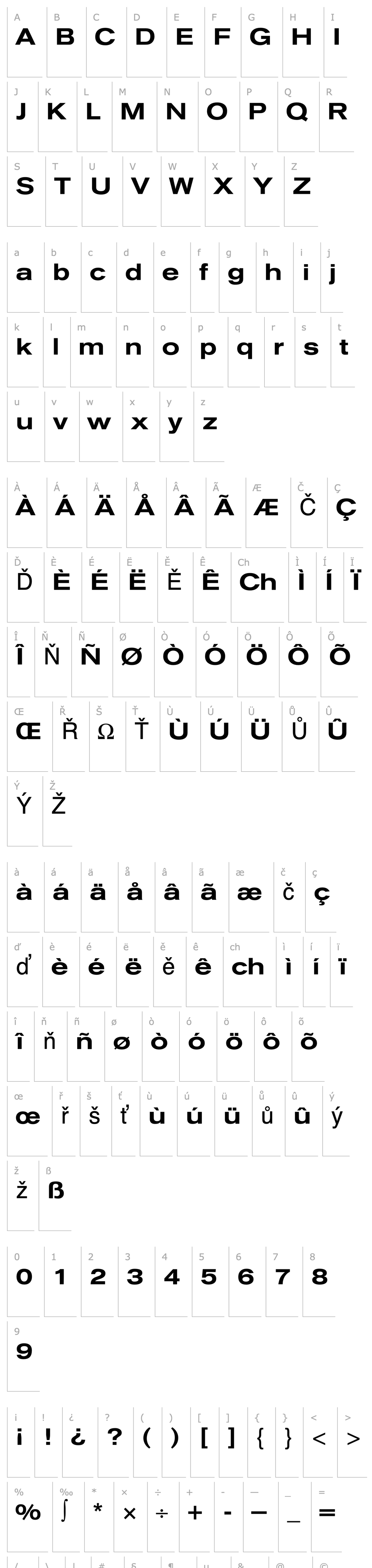 Overview AkzentExtendedMedium-Regular