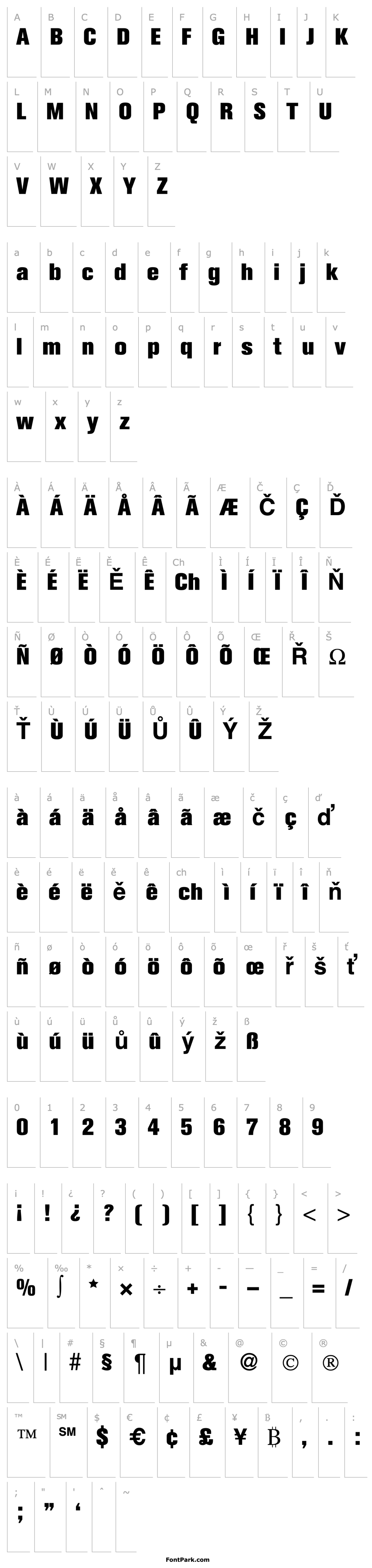 Overview AkzentExtrabold-Regular