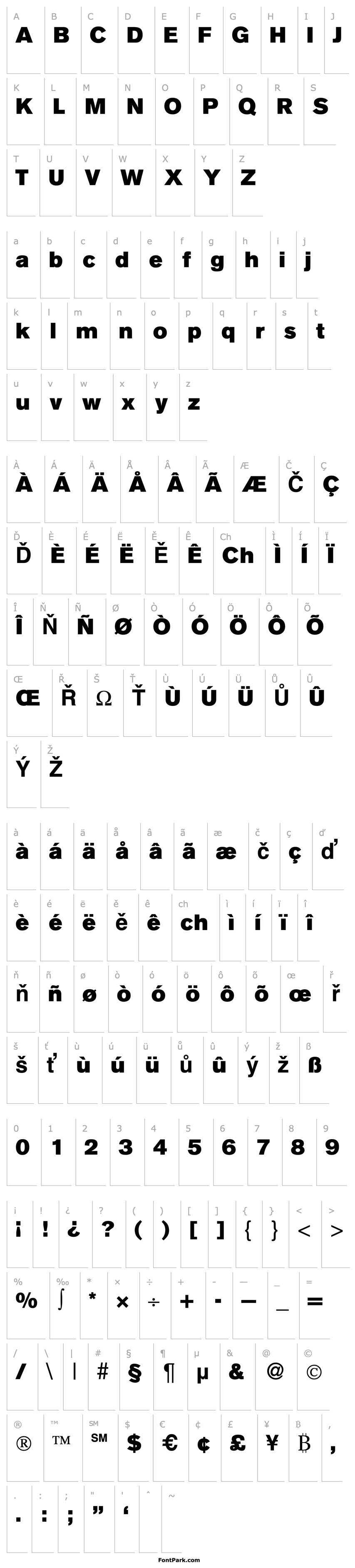 Overview AkzentSuper-Regular