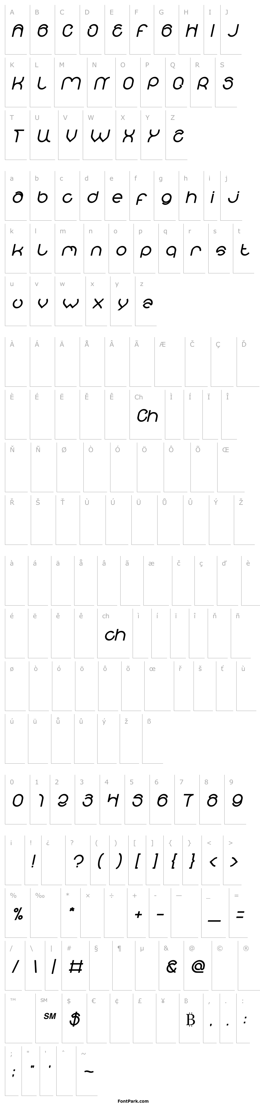 Overview alberto Bold Italic