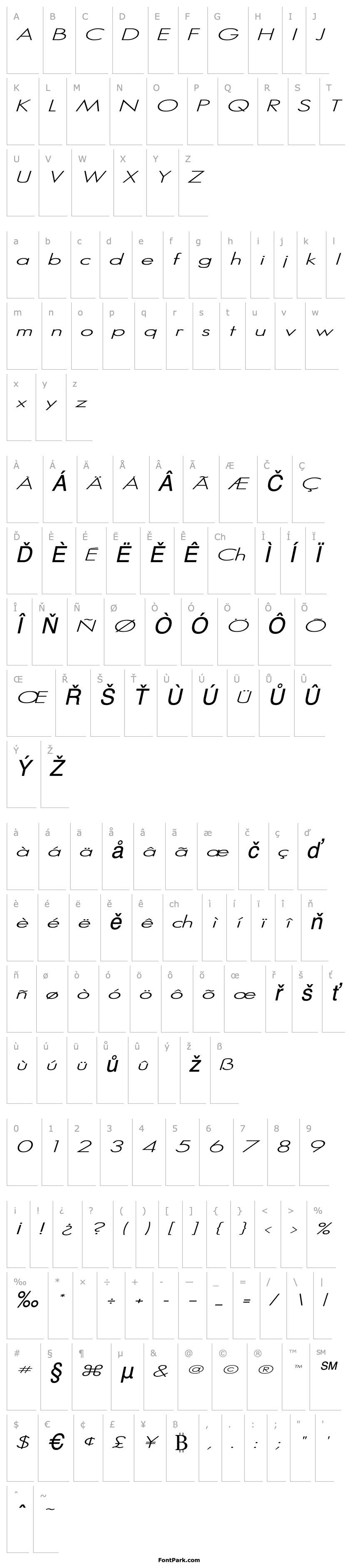 Přehled Alden Italic