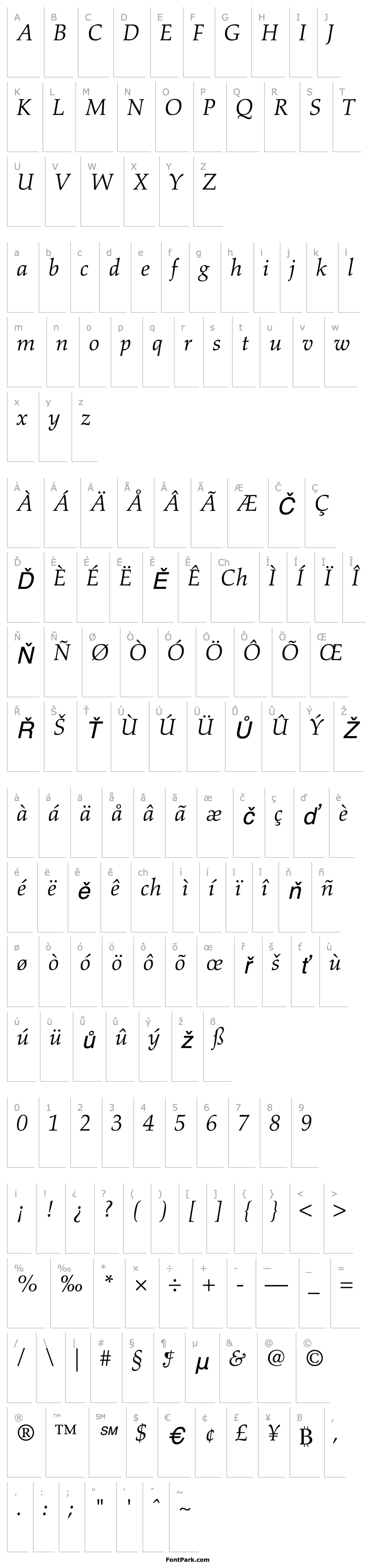 Overview Aldus-Italic