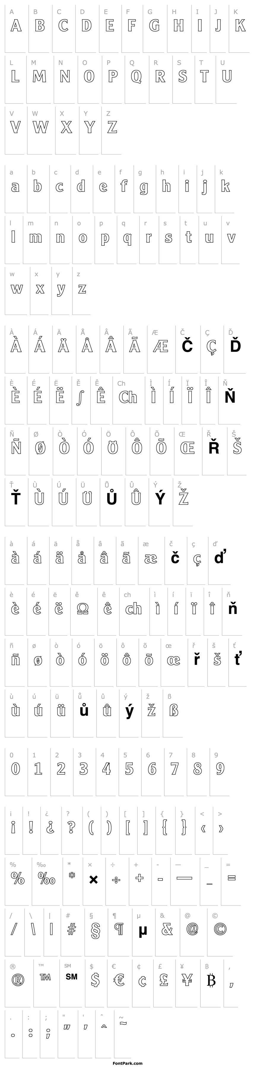 Přehled AlexanderBeckerOutline Bold