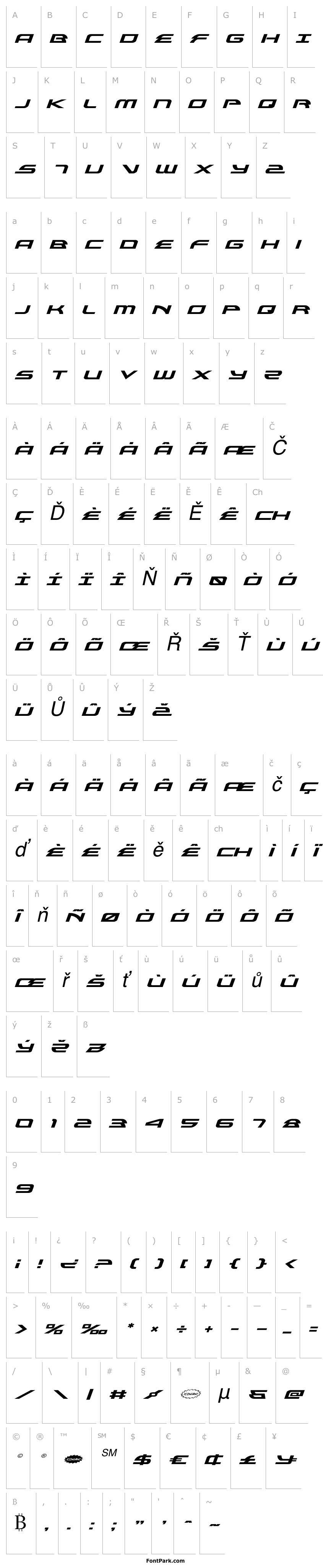 Overview Alexis Expanded Italic