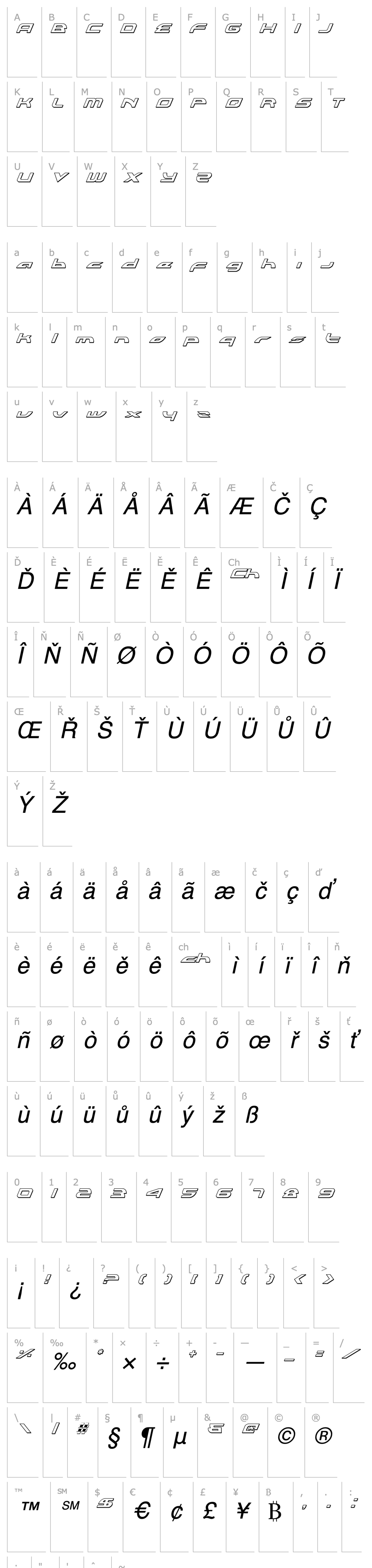 Overview Alexis Lower Outline Italic