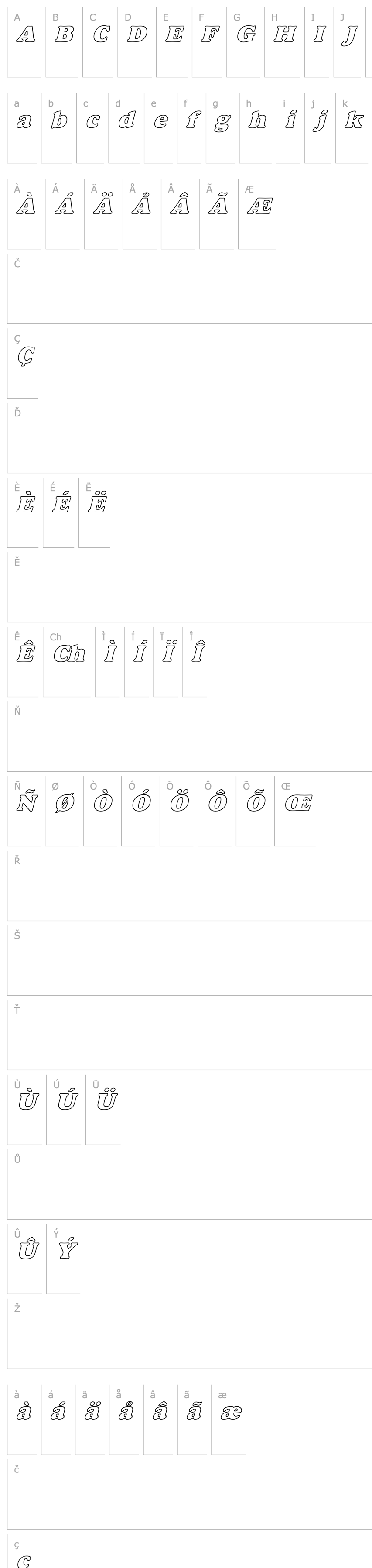 Overview Alexuss Heavy Holl_I Italic