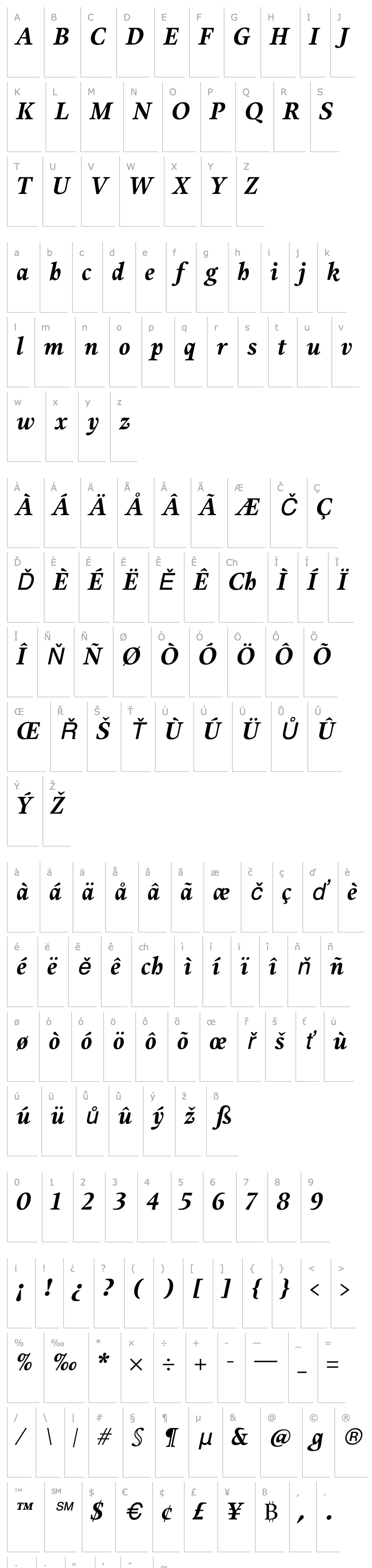 Overview Alias UnionBold Italic