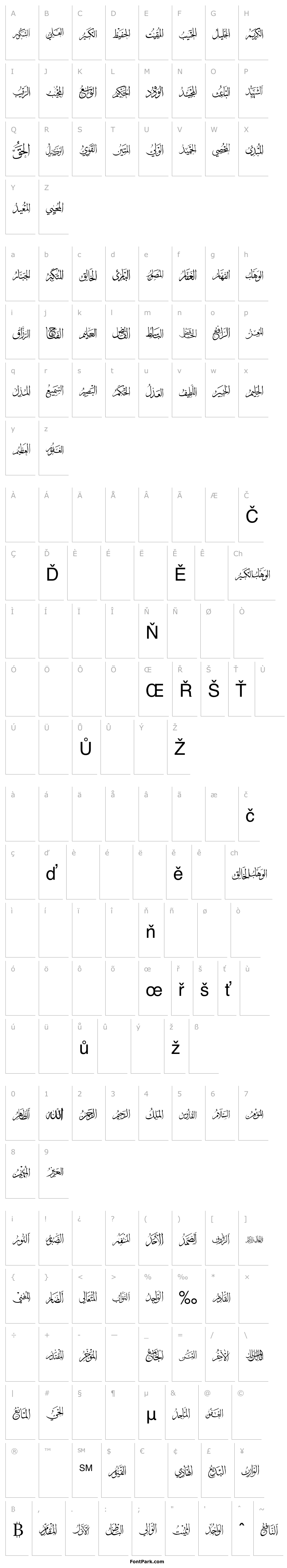 Overview allah names 3