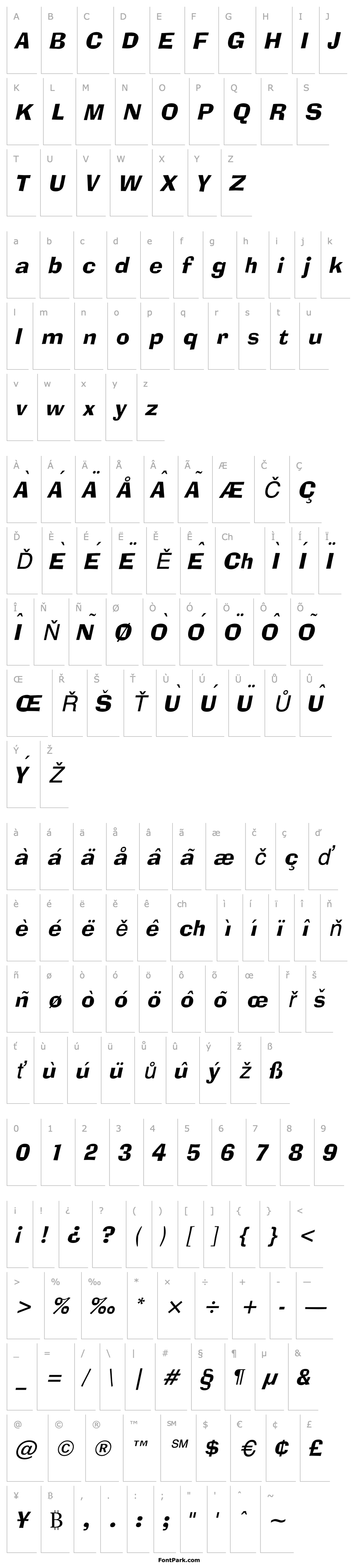 Overview Alor Narrow Italic