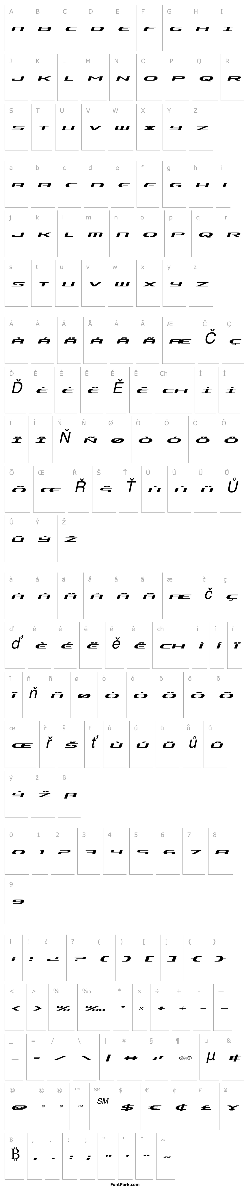 Overview Alpha Men Expanded Italic