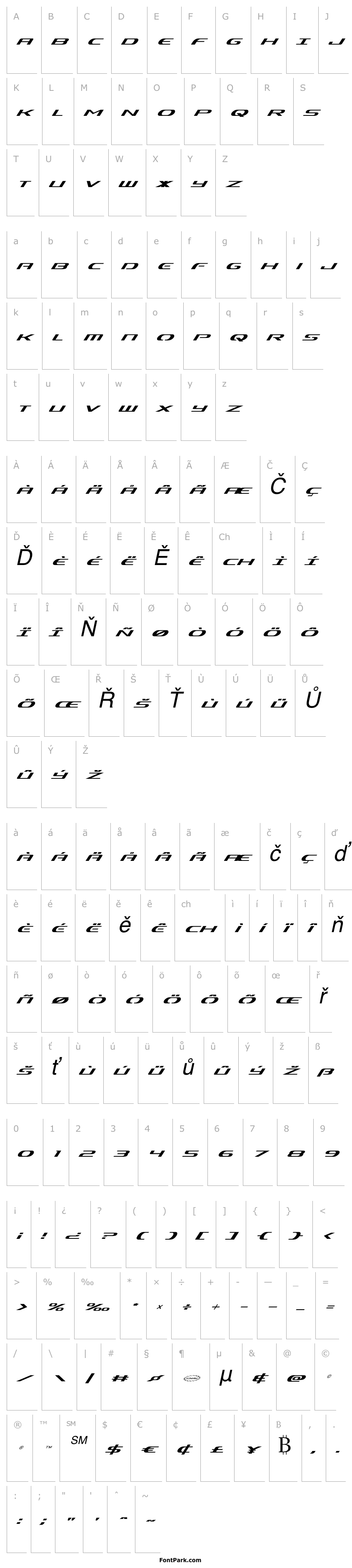 Overview Alpha Men Super-Italic