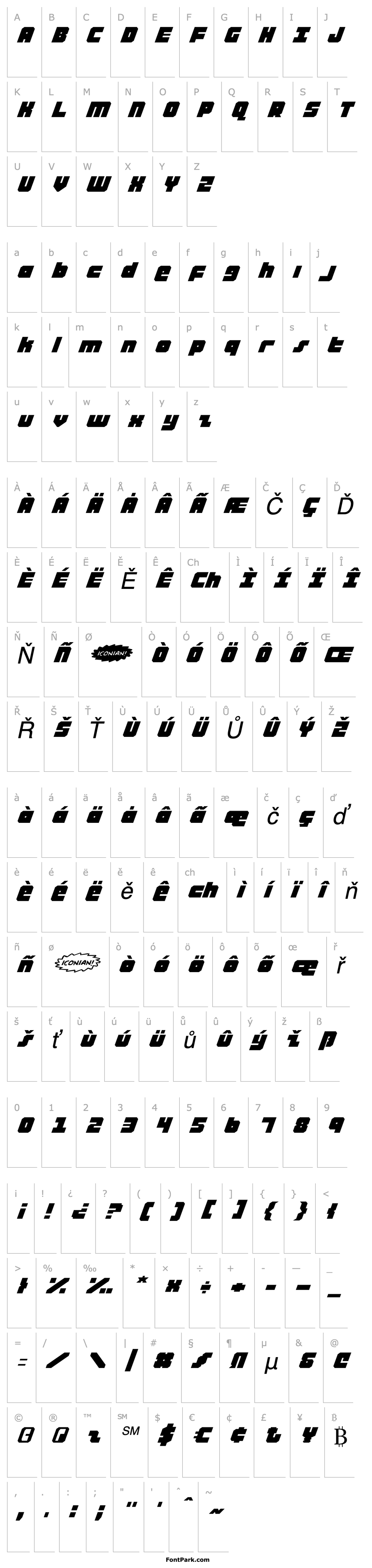 Overview Alpha Taurus Expanded Italic