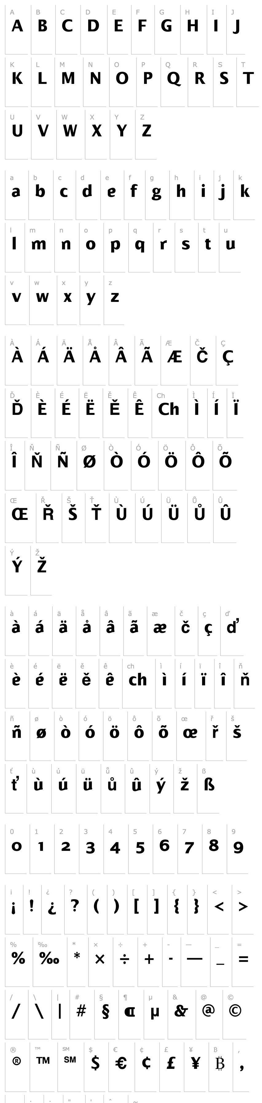 Overview Alphabet2-Bold