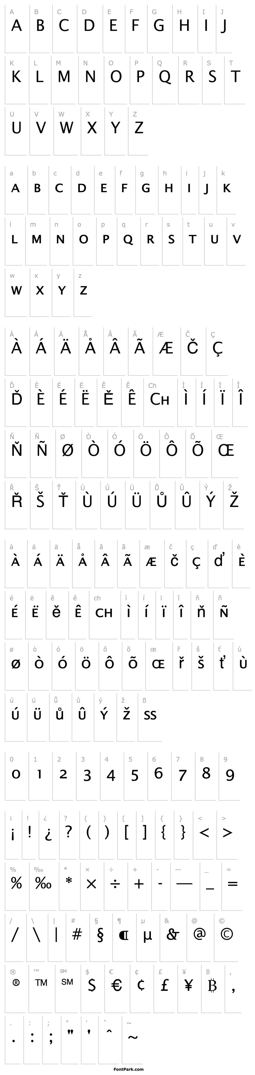 Overview Alphabet4-SmallCaps