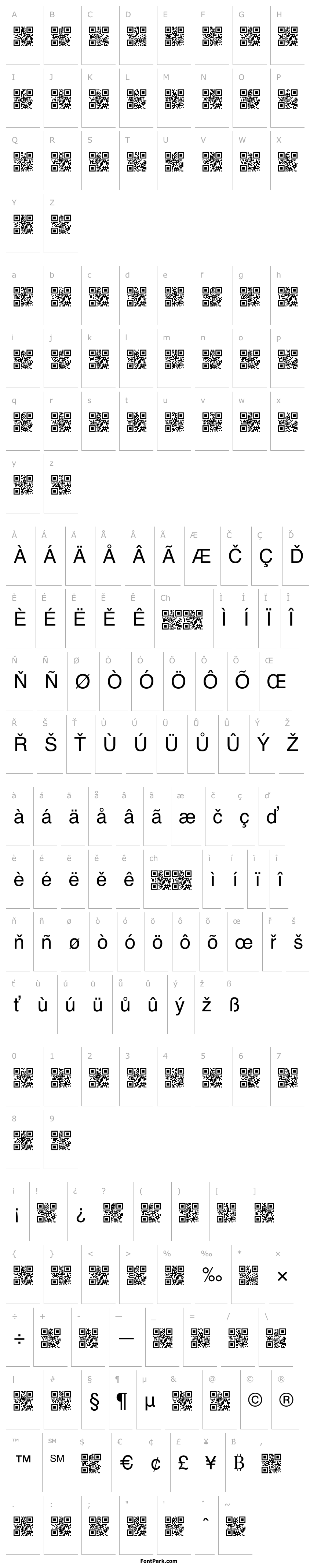 Přehled AlphanumericQR Space