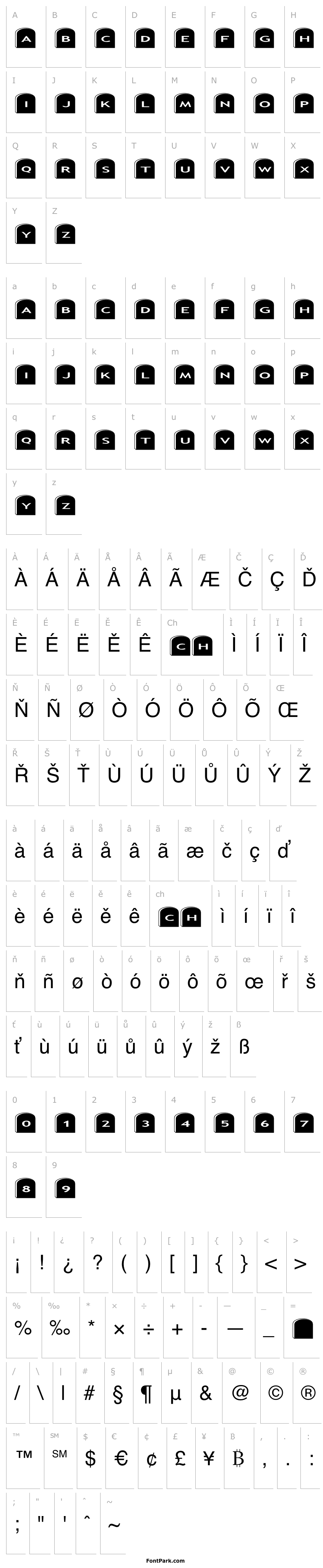 Přehled AlphaShapes gravestones 2