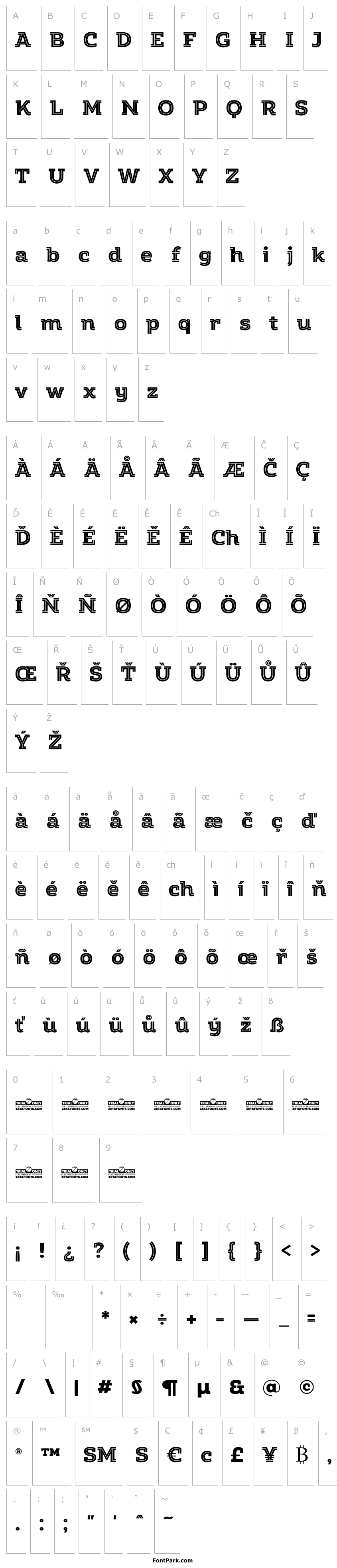 Overview Amazing Slab Trial Inline Extrabold