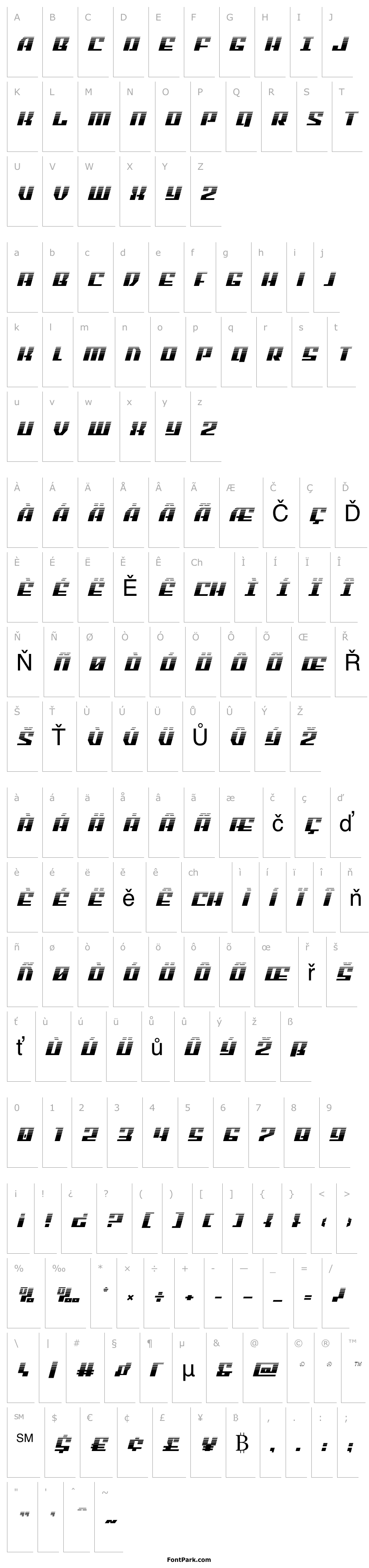 Přehled American Grain Halftone Italic
