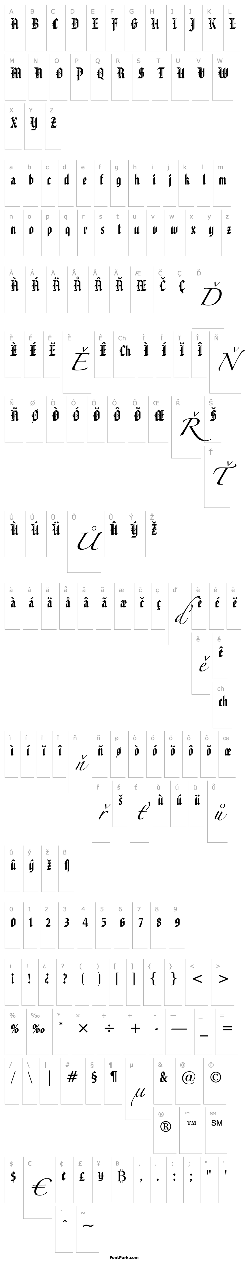 Overview American Text BT