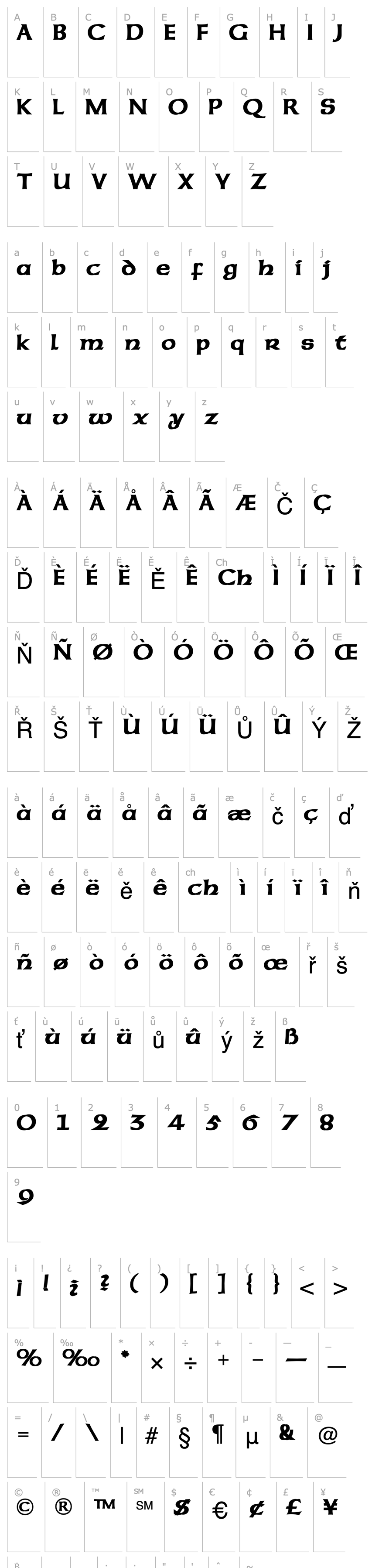 Overview American Uncial MN 