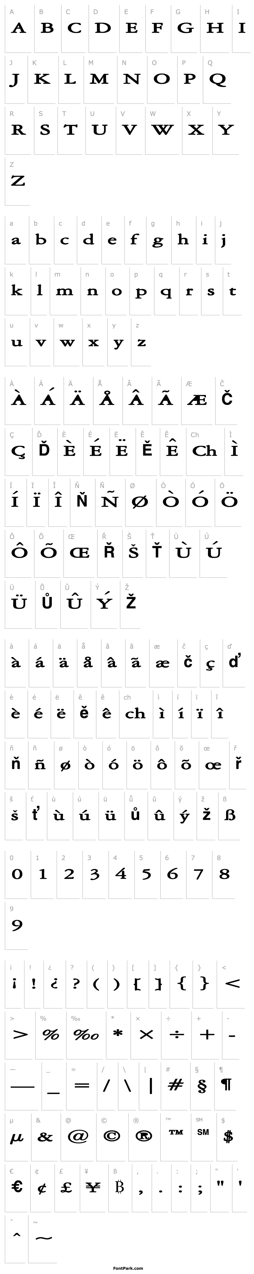 Overview Amery Extended Bold