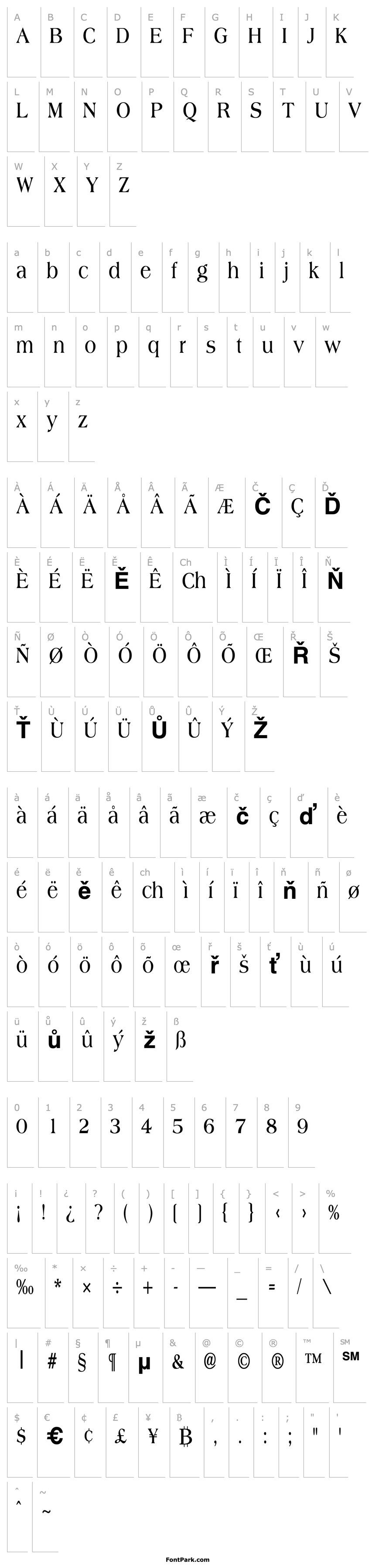 Overview AmphionCondensed Bold