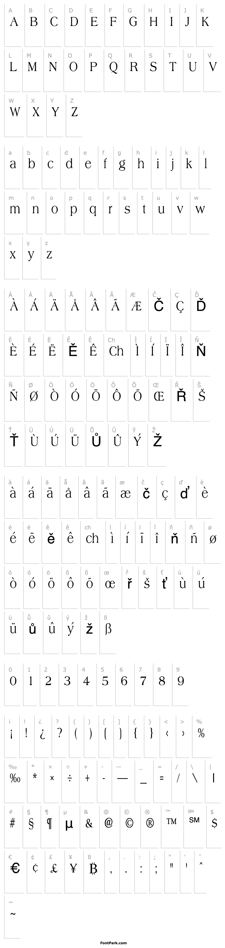 Overview AmphionCondensed Regular