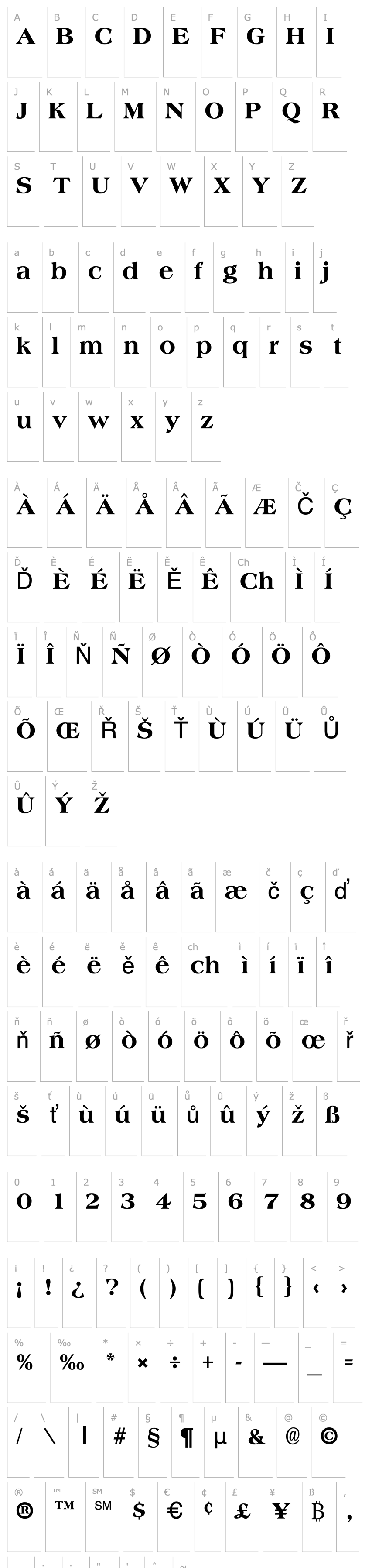 Overview AmphionExtrabold Regular