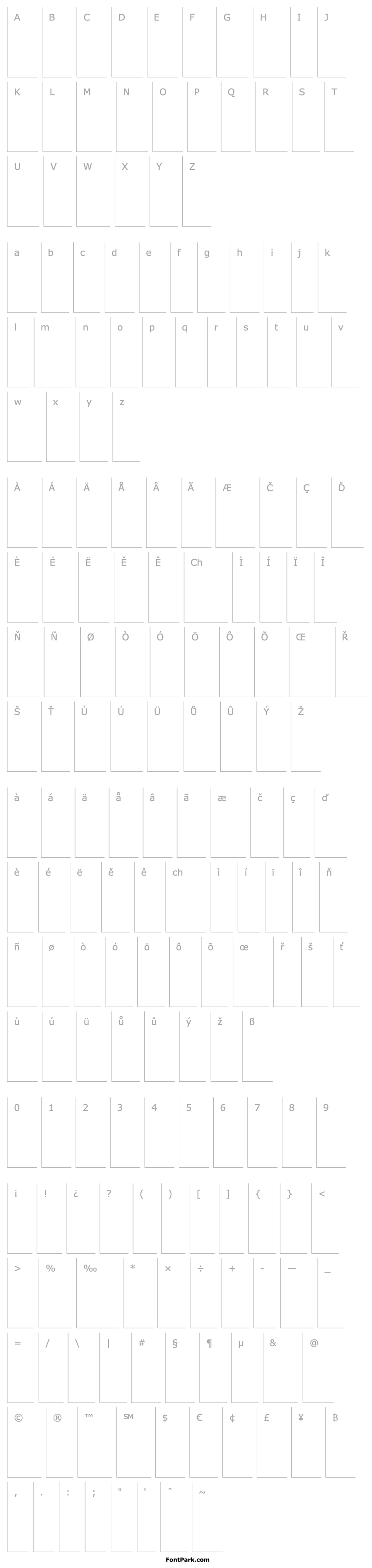 Overview AmTypewriterITC-LightItalic