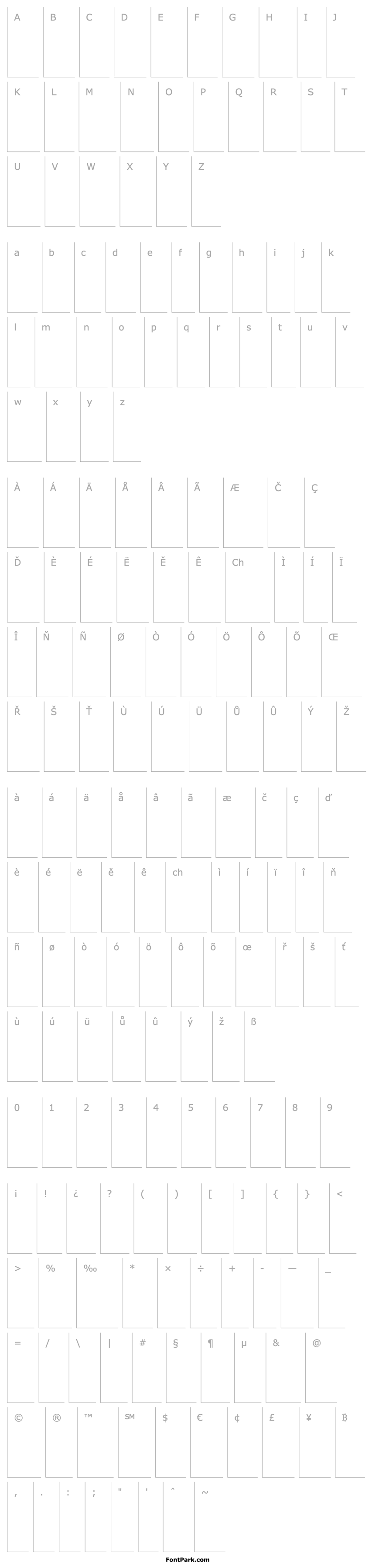 Overview AmTypewriterMdITC-Italic