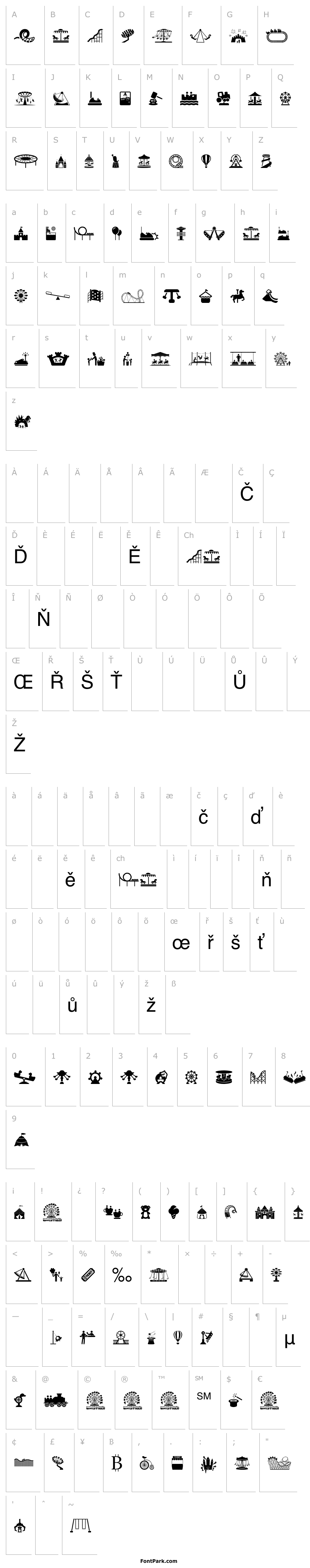 Přehled amusement park