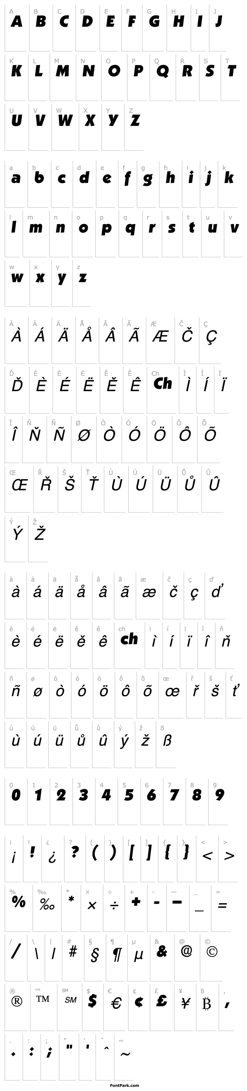 Přehled Anakeim Display SSi Italic