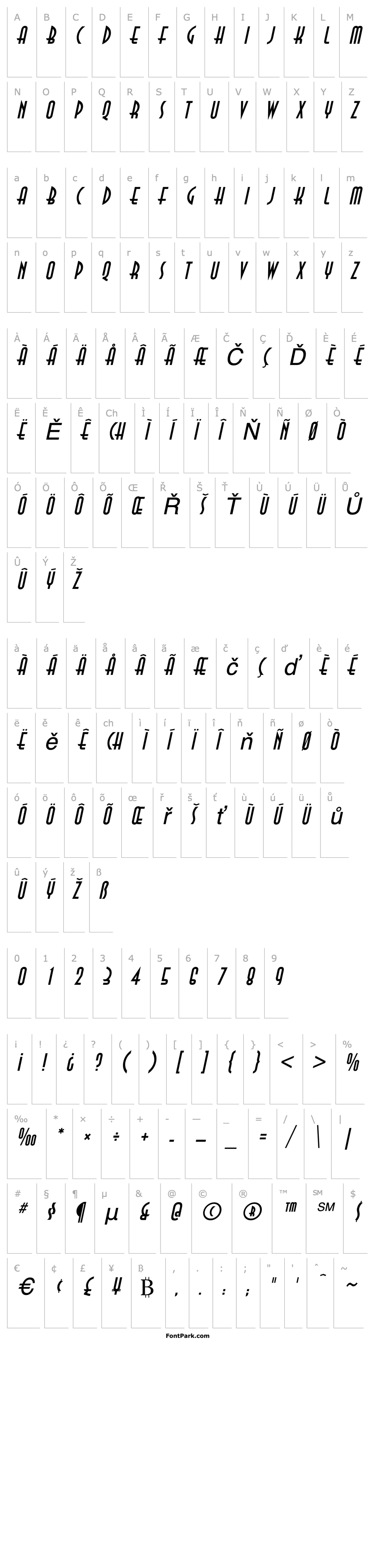 Overview Anastasia Italic