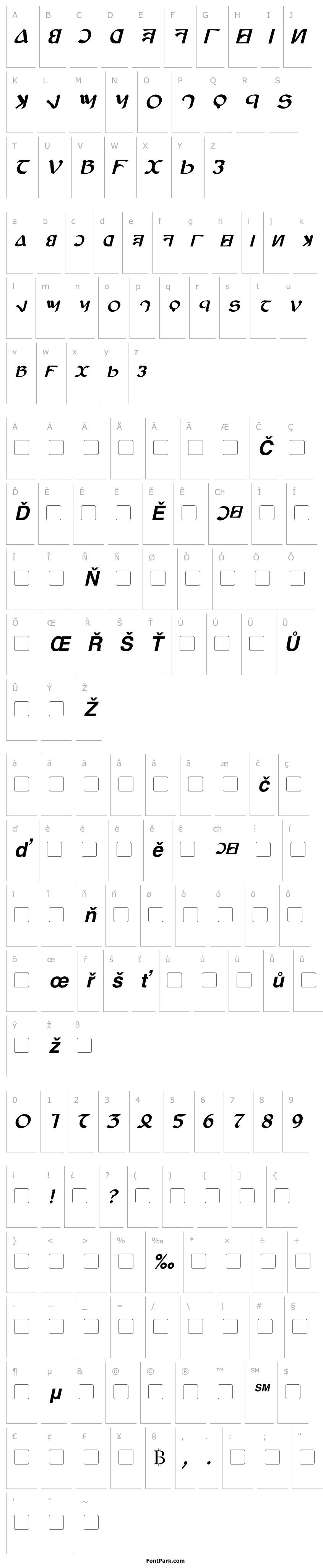 Overview Anayanka Bold Italic