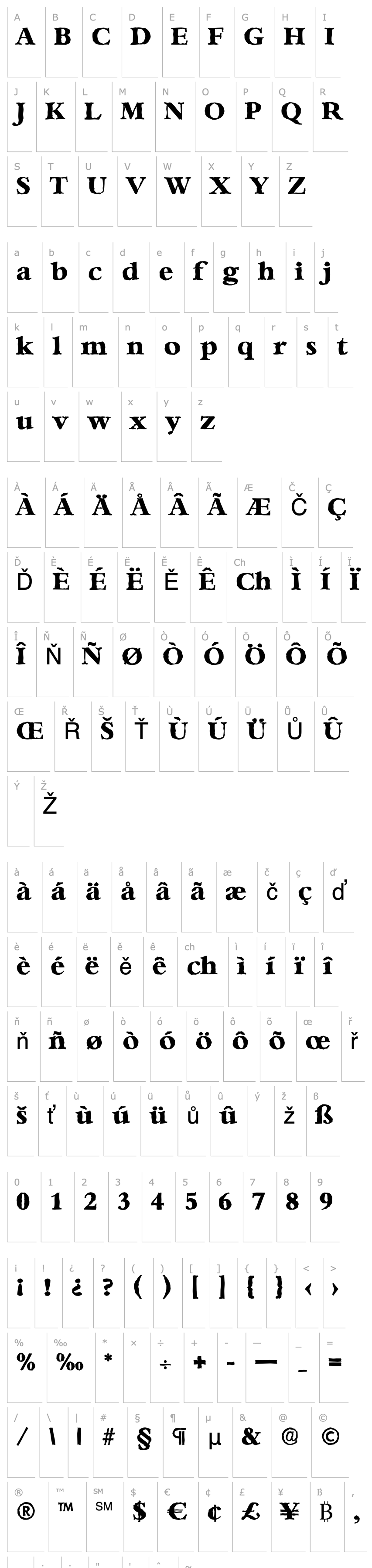 Overview AndrewBeckerAntique-ExtraBold-Regular