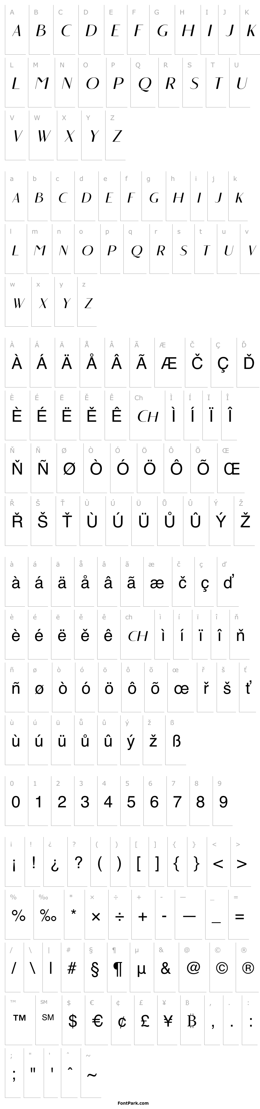 Overview AngelicBonquesFree-SansItalic