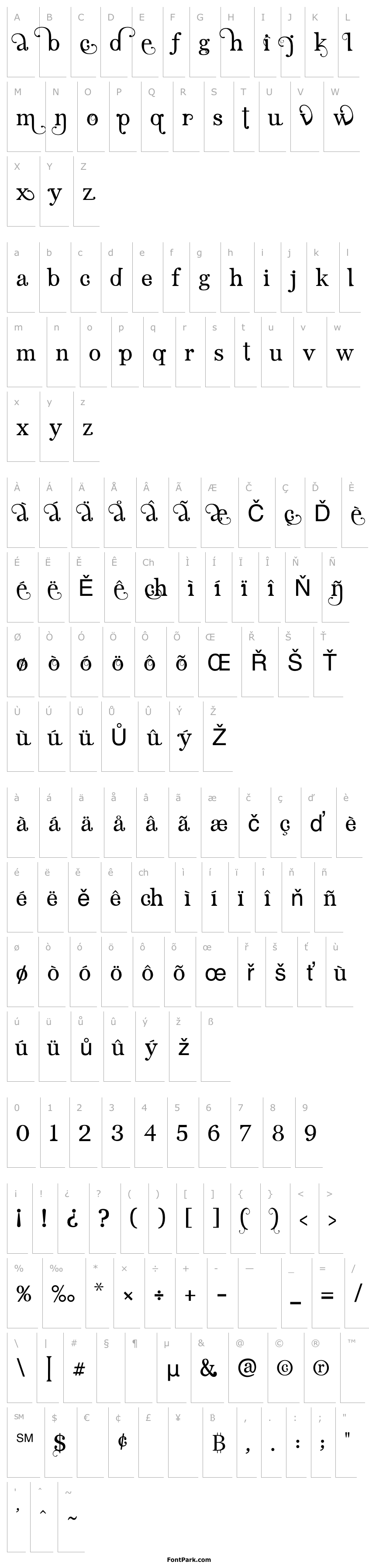 Přehled AngelicSerif