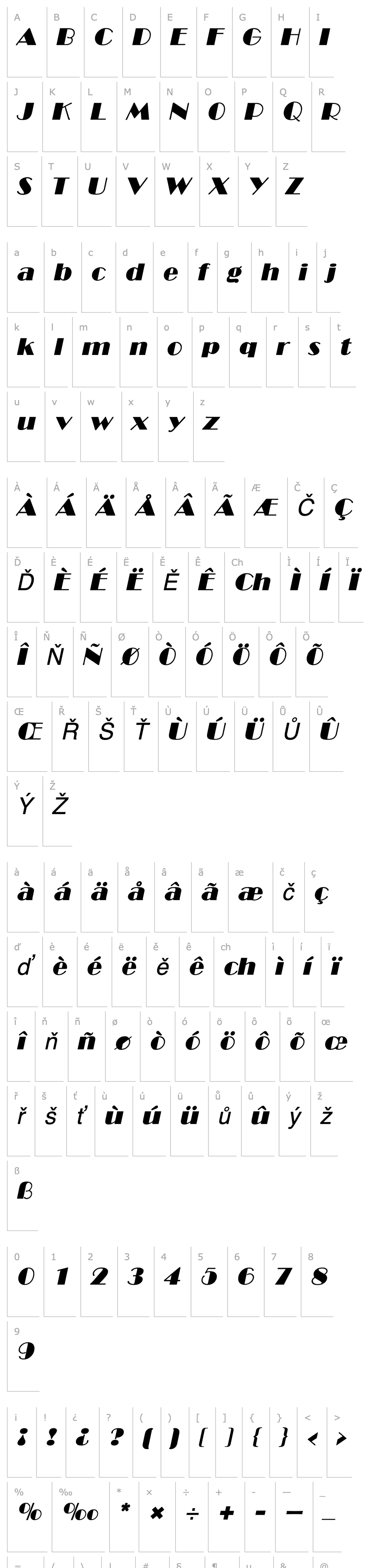 Přehled AnnaBecker Italic