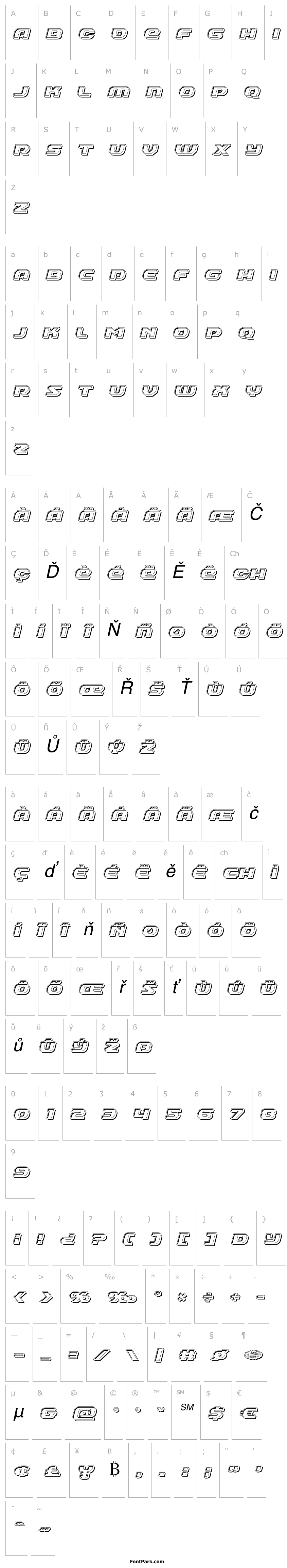 Overview Annapolis Bevel Italic