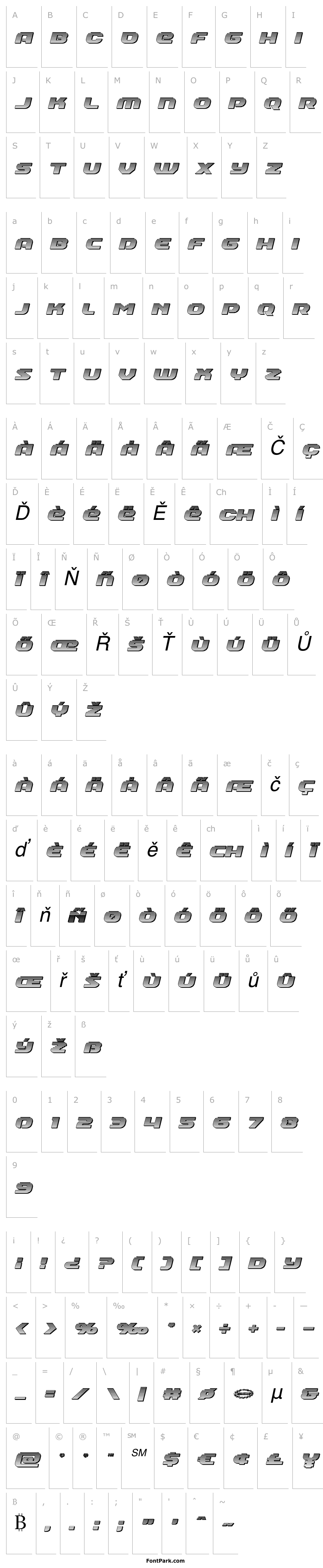 Přehled Annapolis Chrome Italic