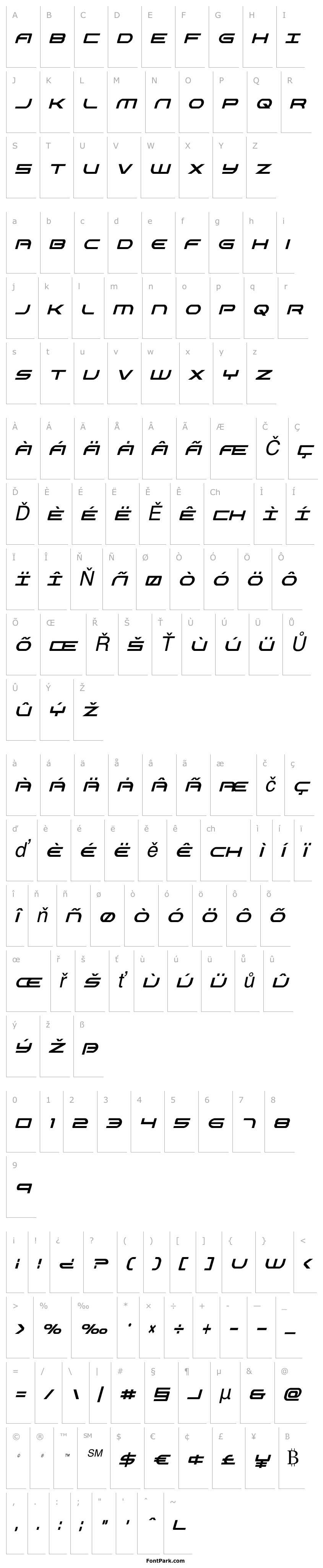 Overview Antietam Extra-Condensed Italic