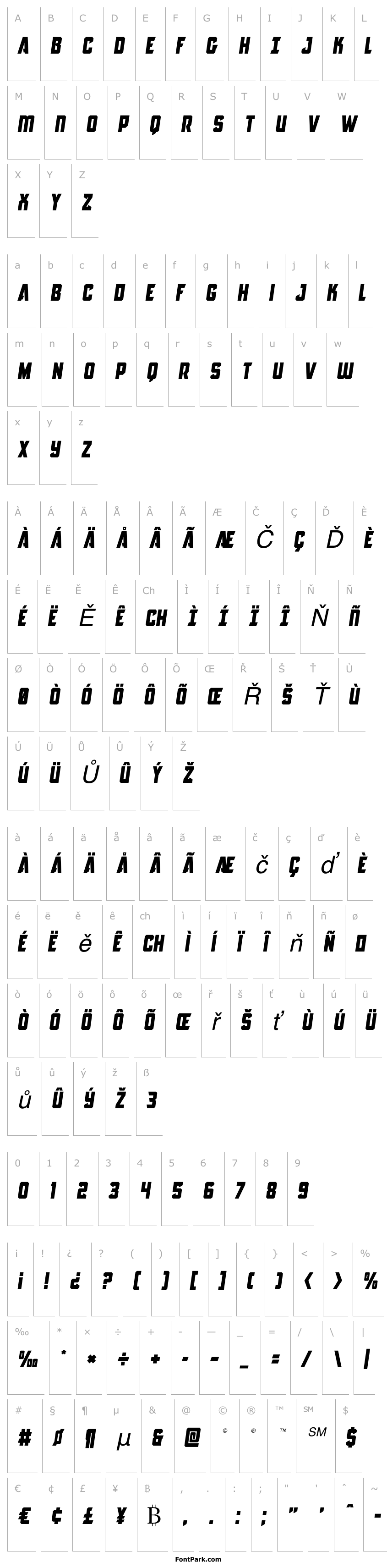 Overview Antilles Semi-Italic